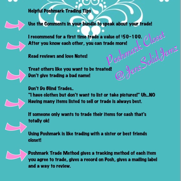 Yes I TRADE with Other Great Poshmark Closets - Picture 2 of 4